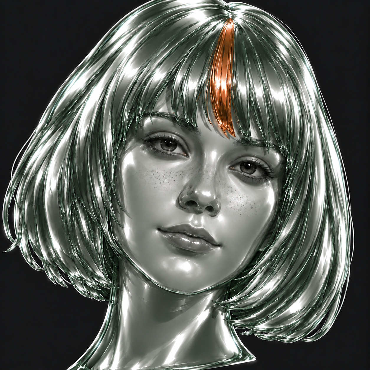 CLAUDIA PONS: close portrait meeting the viewer’s eyes